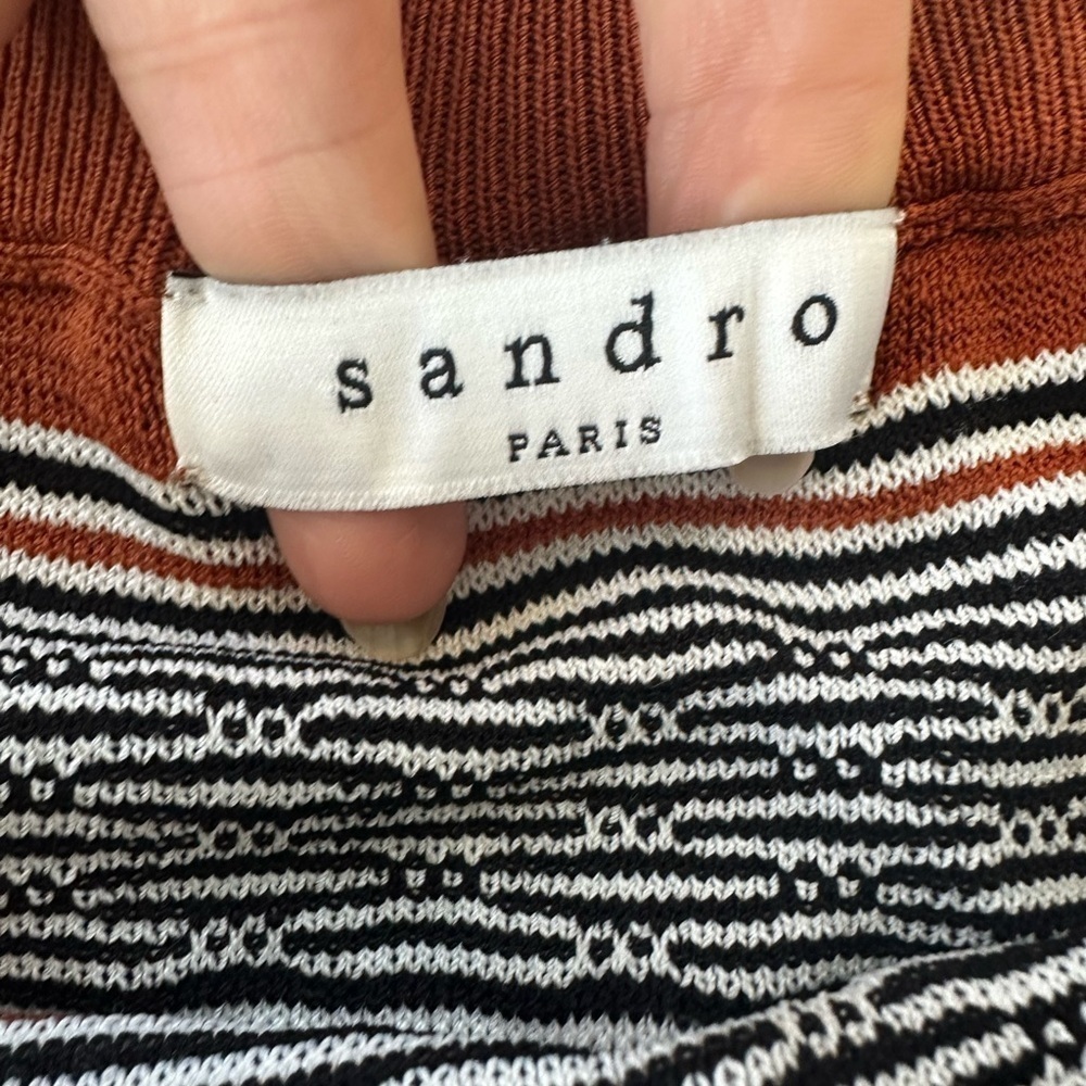 Sandro Textured Knit Ruffle Mini Skirt - Picture 11 of 13